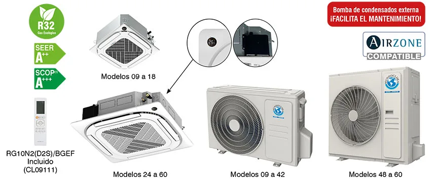 Mundoclima MUCSR-H14 Deckenkassetten, Produktfoto